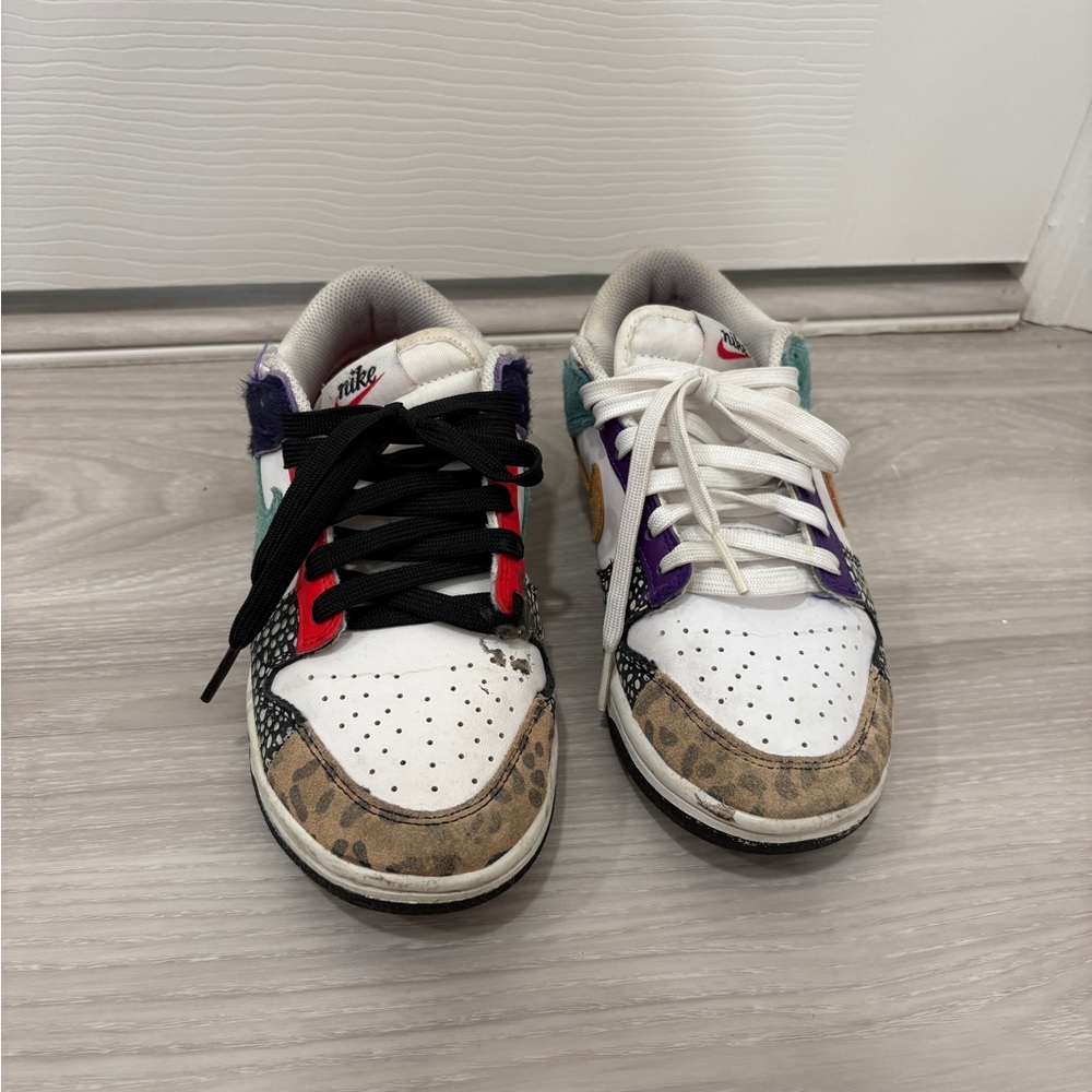 Nike Multicolor Animal Print Sneakers